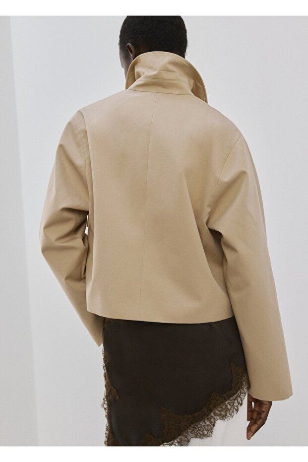 Cepli pamuklu ceket - 4