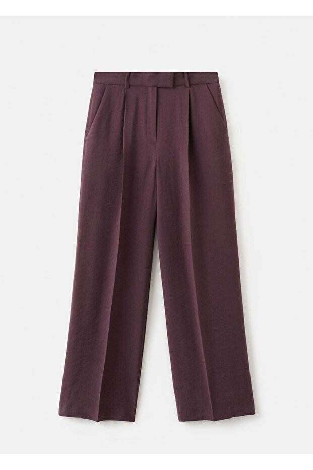 Lyocell düşük bel pantolon - 3