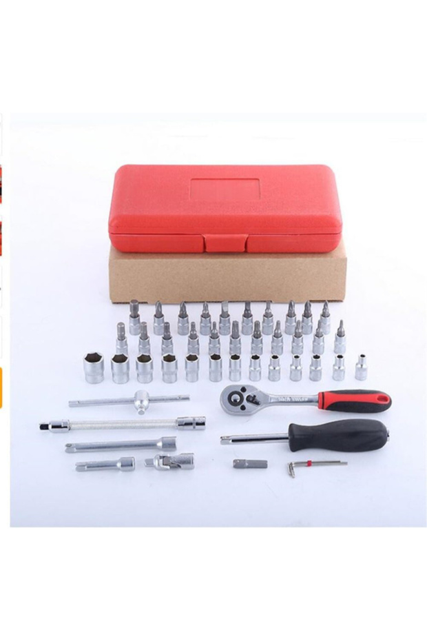 مجموعة مقابس مكونة من 46 قطعة - 4