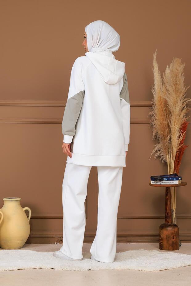 CEBİ TAŞLI KAPÜŞONLU TUNİK - 5