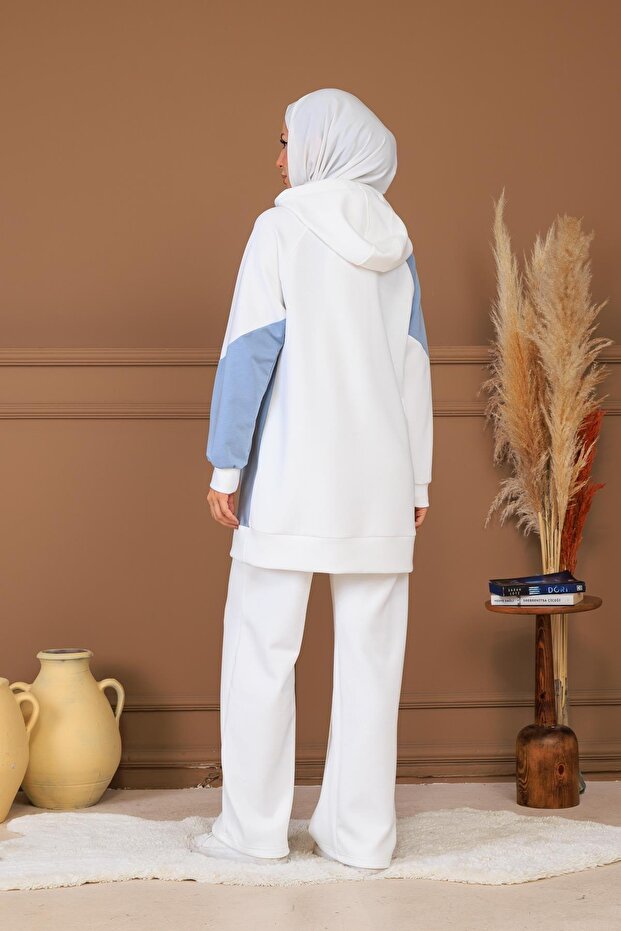 CEBİ TAŞLI KAPÜŞONLU TUNİK - 4