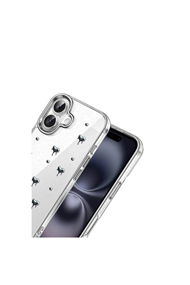 iPhone 16 Plus Bow Patterned Cover - Pattern 1 - 2