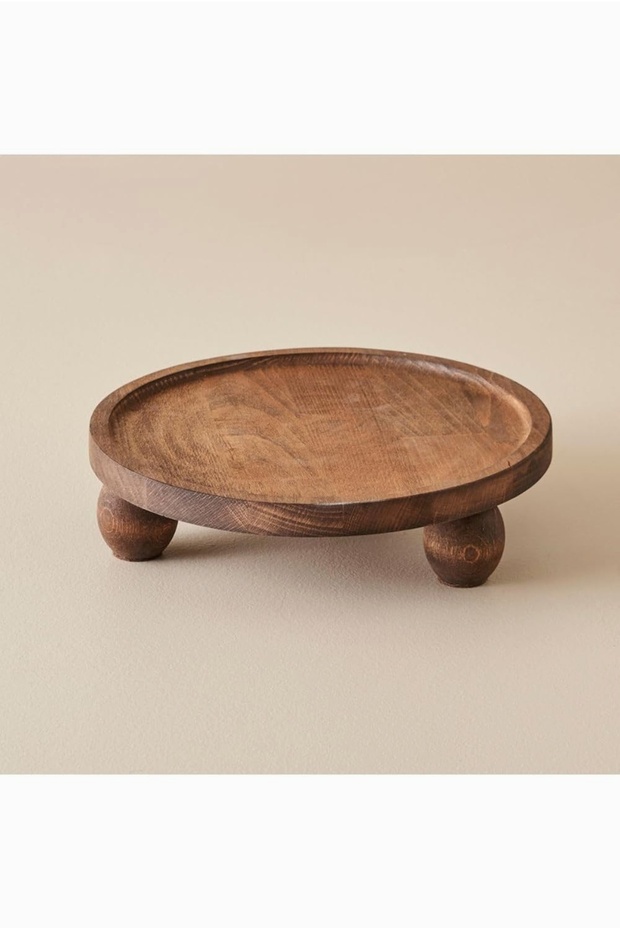 Bella maison wooden round presentation stand natural (25 cm)
