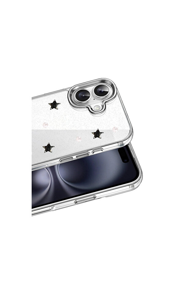 غطاء آيفون 16 بلس بنمط فيونكة - النمط 7 - 2