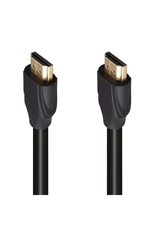 كابل HDMI مسطح بالكامل طراز G-507As بطول 1.5 متر مع طرف ذهبي أسود
