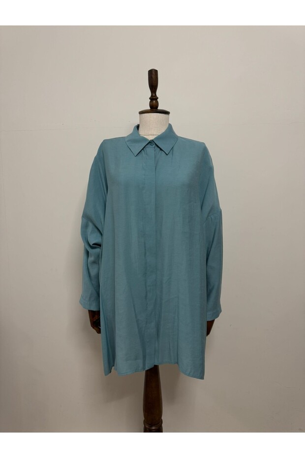 Y3001 Oversize Basic Gömlek - 3