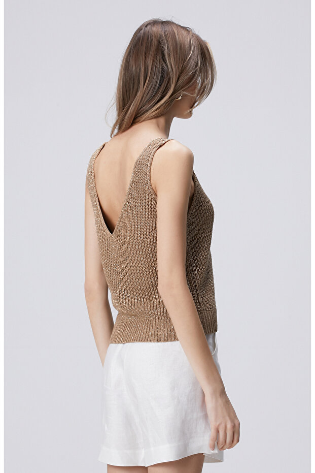 Bej Simli Triko Atlet - 5