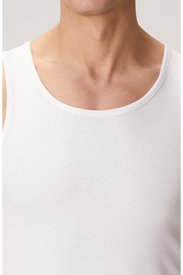 Beyaz Fitilli Atlet - 6