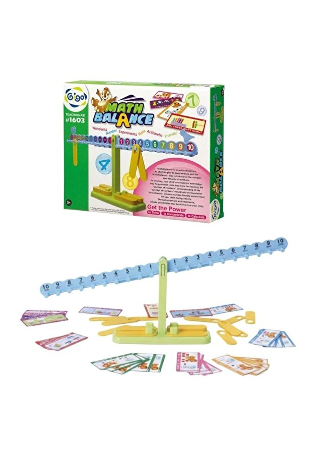 لعبة تعليمية للرياضيات باستخدام ميزان، لعبة حسابية بالأرقام - 1