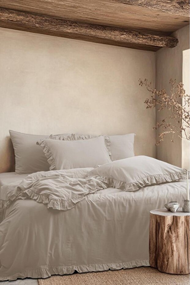 Milagros Lorissa 100% Cotton Double Duvet Cover Set