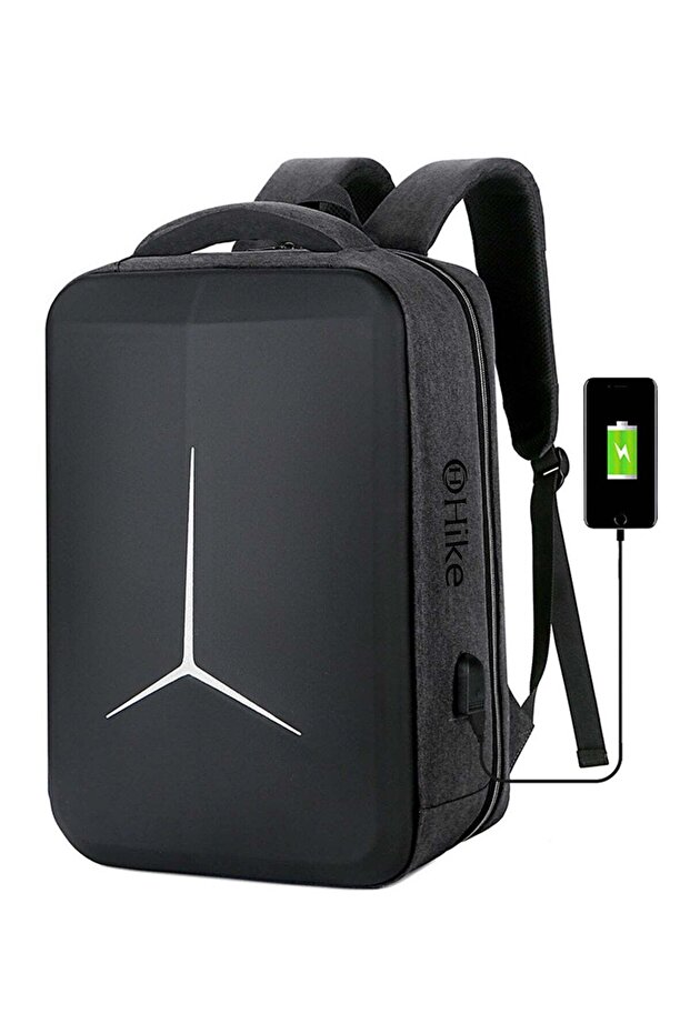 Semi Hard 17-inch Unisex Laptop Backpack