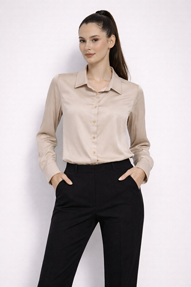 Manşeti Düğmeli Gömlek 2002 - 2