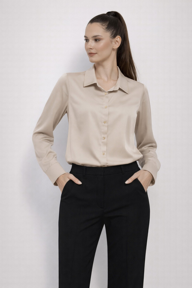 Manşeti Düğmeli Gömlek 2002 - 4