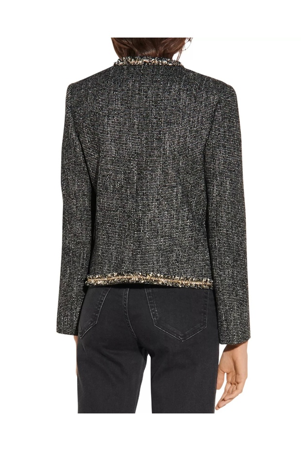 Taley Metallic Tweed Jacket - 2