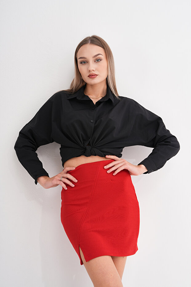 Fusta de damă cu fermoar - 2