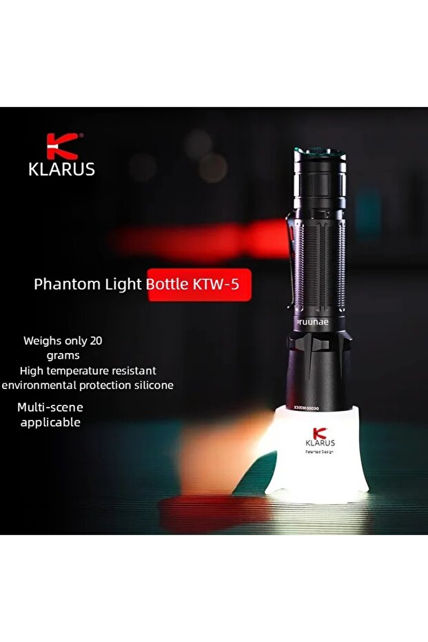 لا يوجد TRC1 مصباح تكتيكي جديد KLARUS XT11GT Pro V3.0 بقوة 3300 لومن، مزود بمفتاح مزدوج متعدد الأوضاع Luminus SST-70