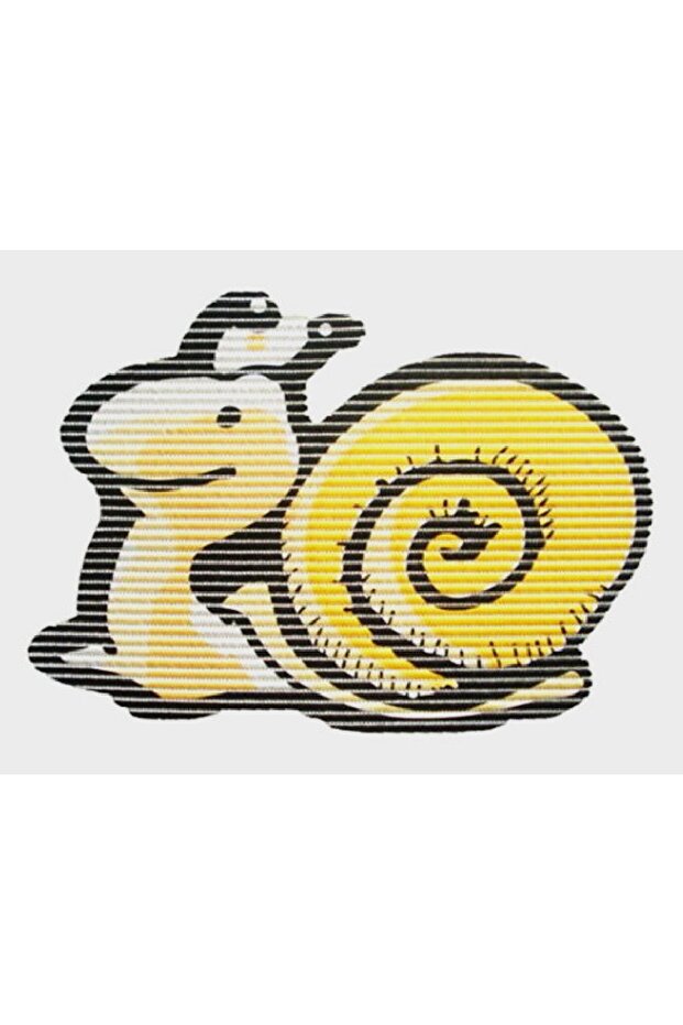 Yellow Snail polyurethane foam bath mat - 1