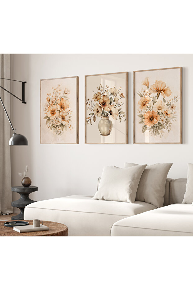 3 Parça Tablo Seti Ahşap Tablo Seti - 2