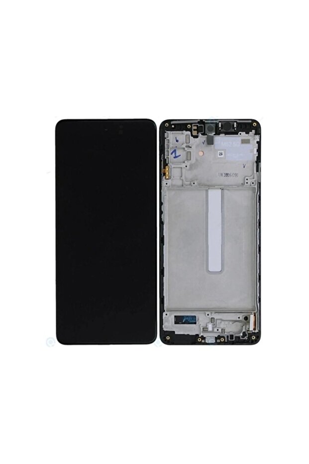 شاشة LCD تعمل باللمس من نوع OLED لهاتف سامسونج جالاكسي M52 5G مع غطاء خلفي (حافظة)