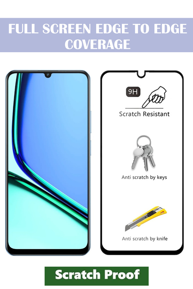 Realme Note 60 - Premium Glass Screen Protector - 3