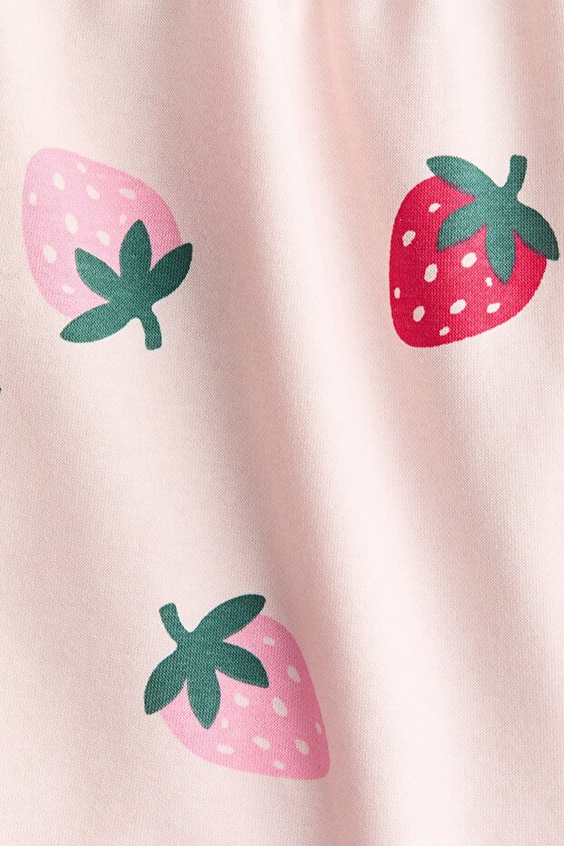 Desenli Sweatshirt Elbise - 2