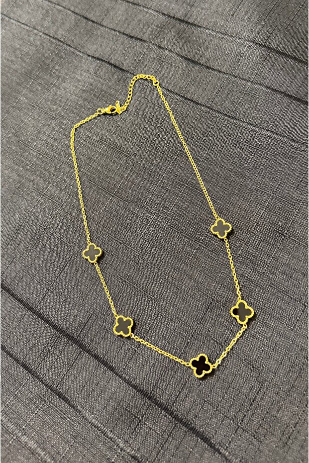 yonca Çelik kolye - 2