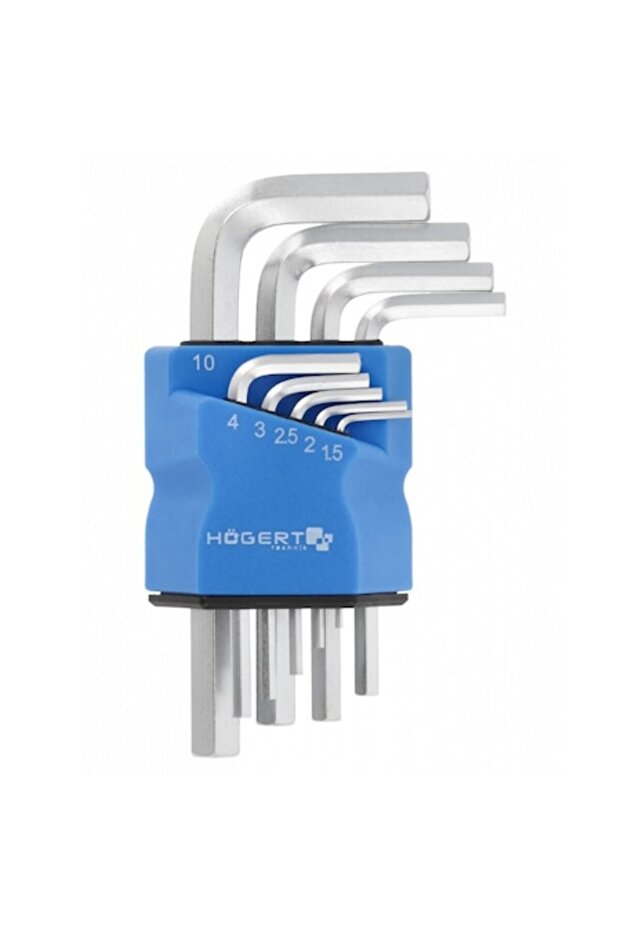 Hex Key Set, Hogert, 9 Pieces - 1