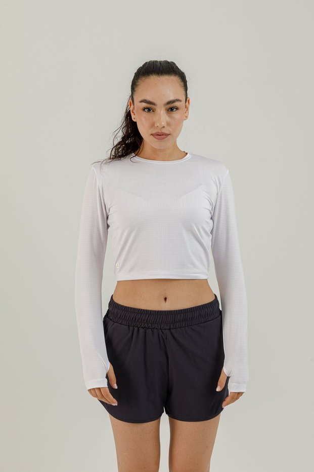 Sportswear Long Sleeve Women's Athlete T-Shirt White