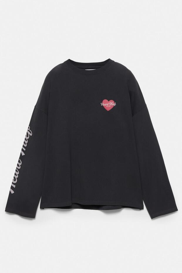 Uzun kollu Kupid t-shirt - 8