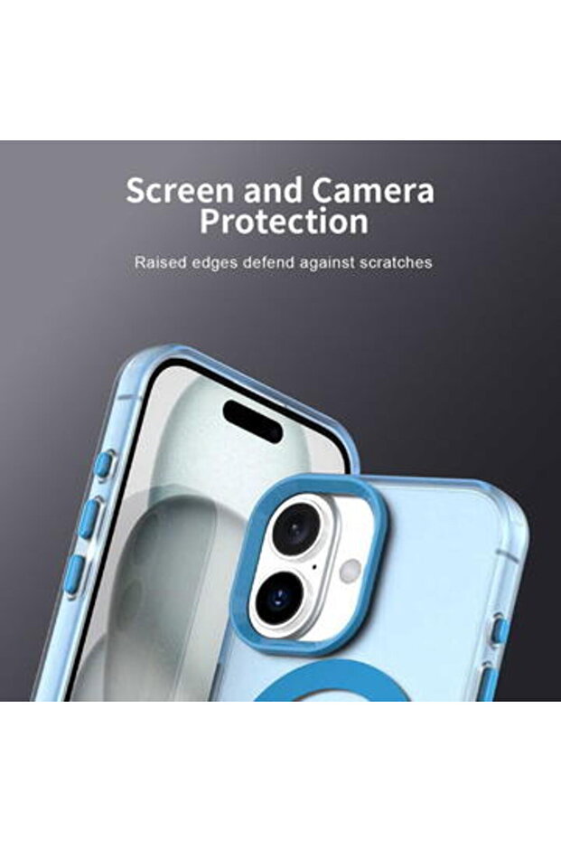 Case for iPhone 16 Plus - CandyCase MagSafe - Blue - 5