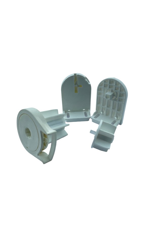 38-Piece Jumbo White Chain Mechanism and Plastic Peg Leg Set