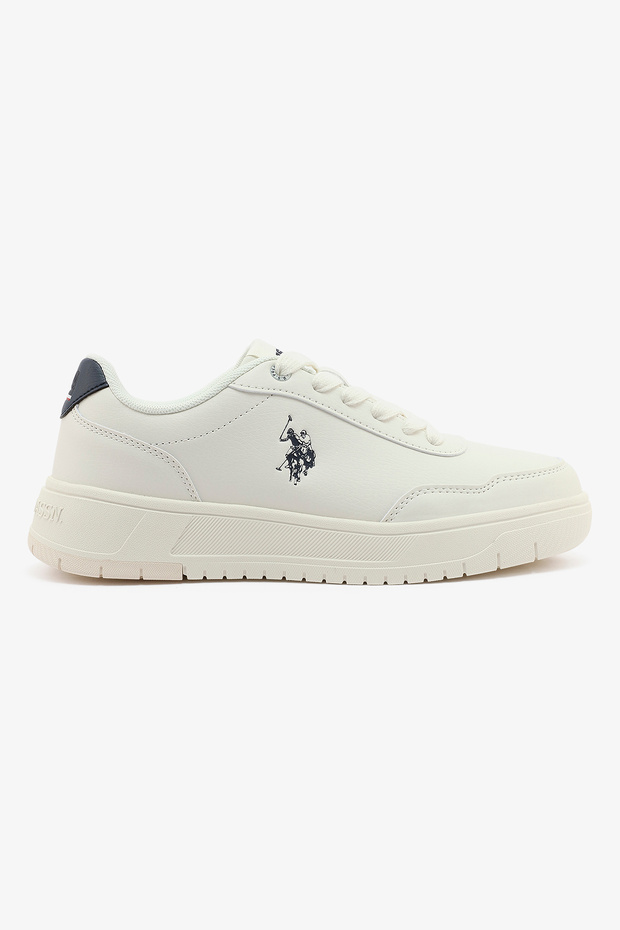Women's White Sneakers - Soft Cushioned Sole for Effortless Style and Comfort