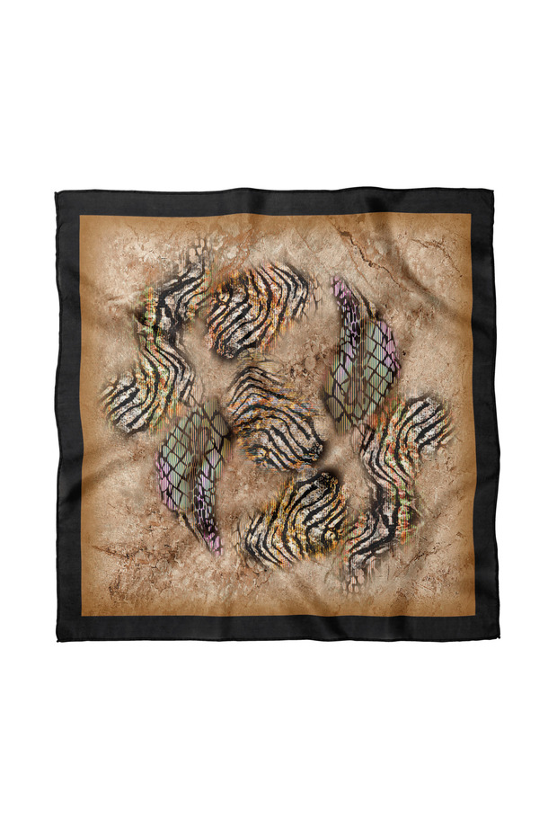 وشاح/باندانا بنقشة الفهد 50x50 سم