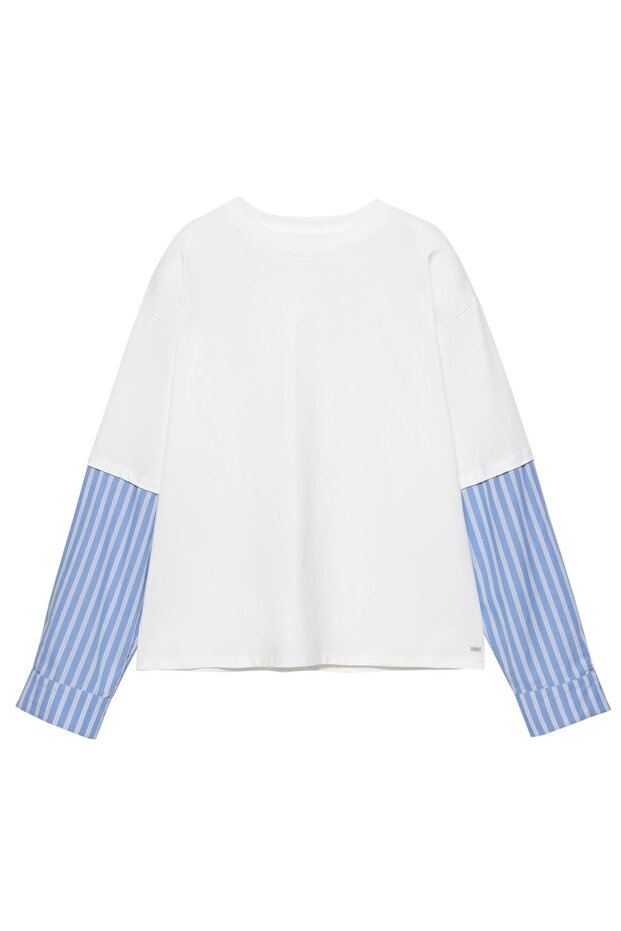 Çift gömlek kollu t-shirt - 4