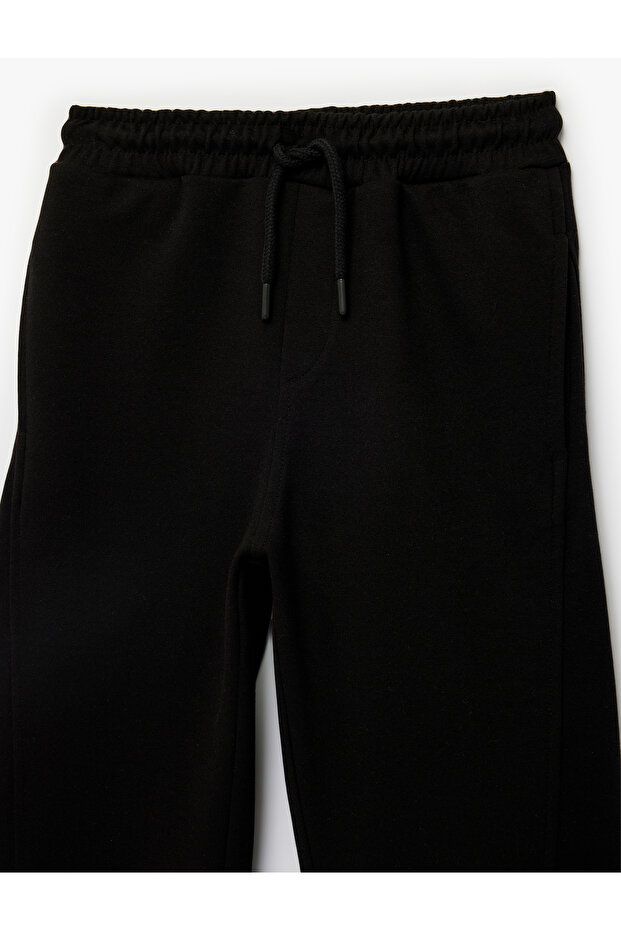 Basic Jogger Sweatpants με ελαστική μέση - 3