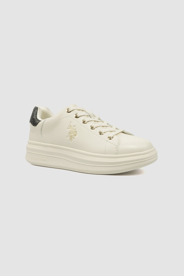 Women's Beige Low-Top Exclusive Sneakers - Comfort, All-Day Wear, Confidence in Every Step