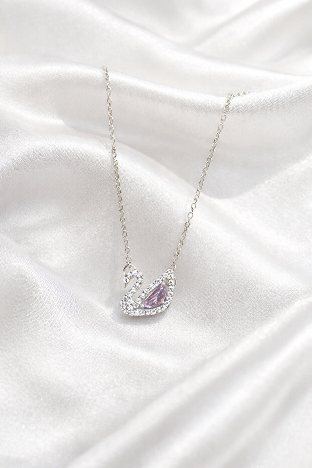 Kuğu Çelik Kolye - 1