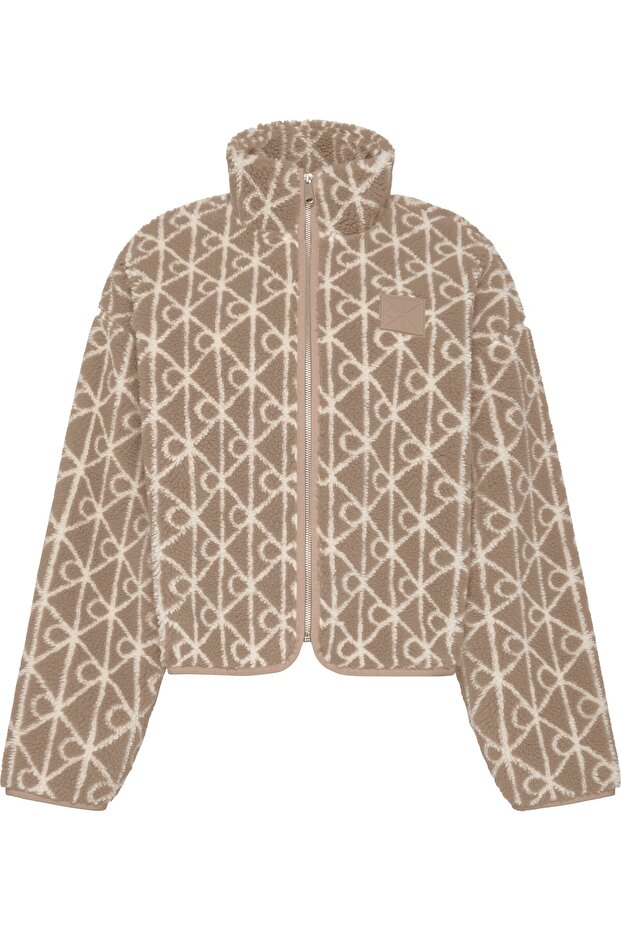 LS AOP SHERPA JACKET - 1