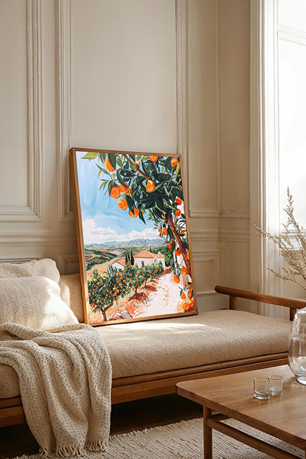 One Piece Wooden Framed Painting Tk2724