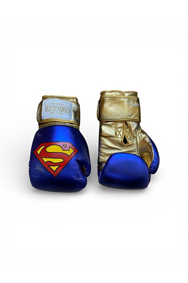 Custom Made Hero Superman Deri Boks Eldiveni - 2