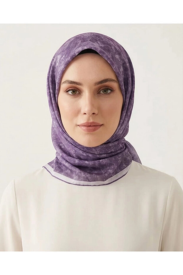 KRİSTAL EŞARP-Mor - 3