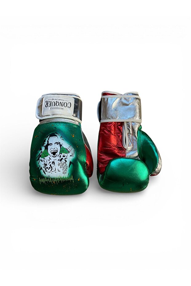 Custom Made Hero Joker 2 Deri Boks Eldiveni (Green Edition) - 3
