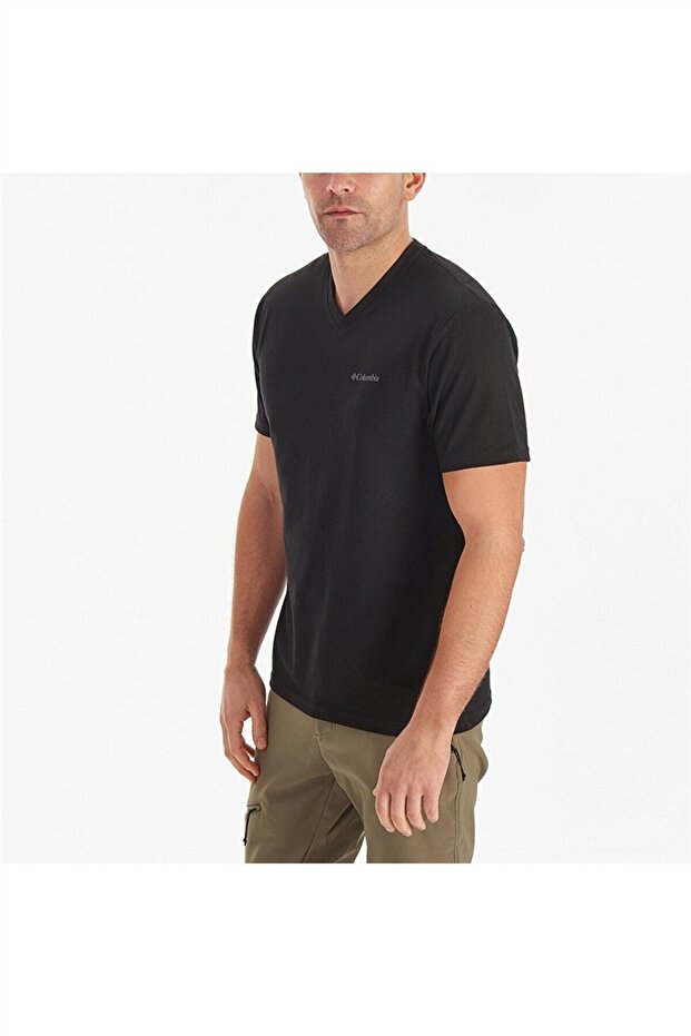 CSC M BASIC SM LOGO BRUSHED V NECK SS TEE - 4