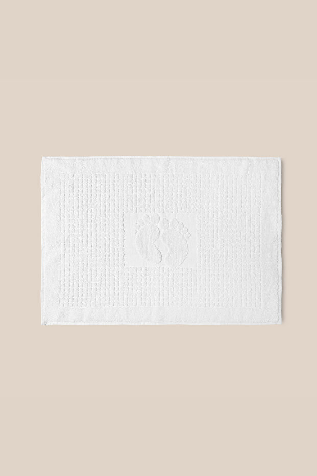 100% Cotton Bathroom Foot Mat | High Absorbent | Soft Textured | 50X70 cm