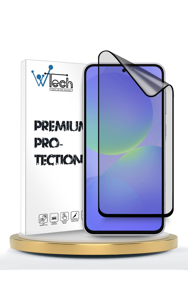 Samsung Galaxy A37 5G 2026 Premium Nano Ceramic Full Glue Full Cover Matte Flexible Clear/Black
