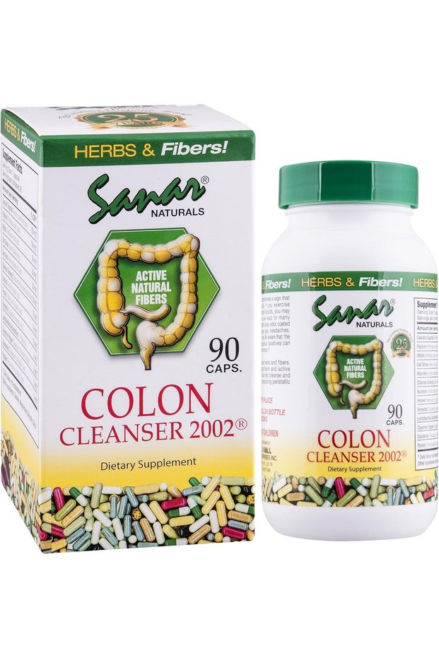 Colon Cleanser 2002 - Fiber Supplement, Weight Management Detox and Gut Health for Wo