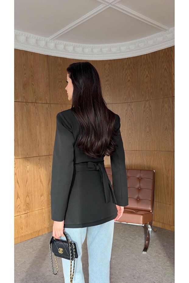 Segmented Black Premium Jacket - 2