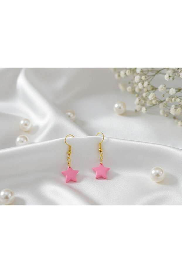 Elegant Star Figured Minimalist Dangle Earrings for Women