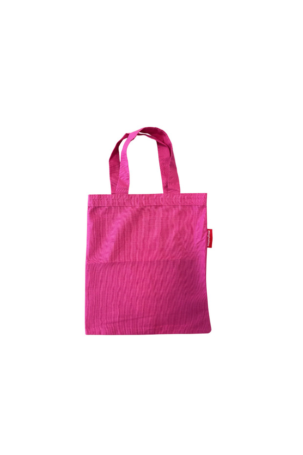 Mini Pembe Bez Çanta - 2