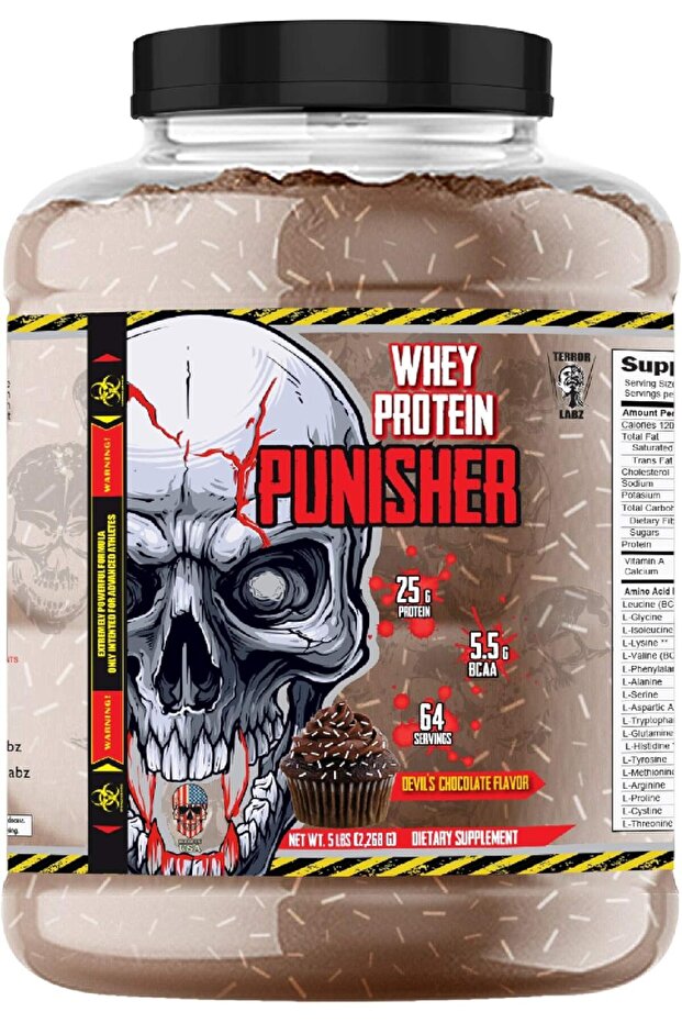 Delicious Devils Chocolate Grass Fed Whey Protein Powder with 25g Protein and 5.5g BCAA